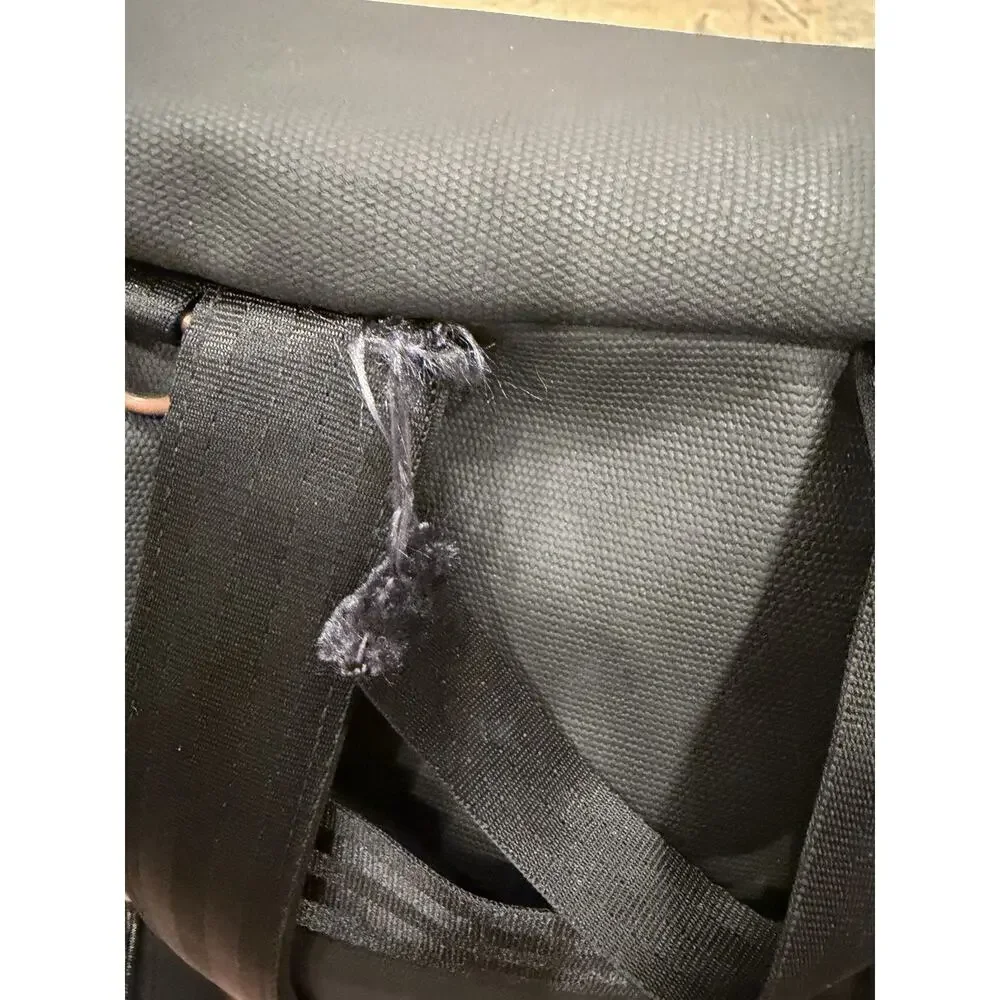 Petunia Pickle Bottom Meta Backpack in Black Matte Canvas Diaper Bag NWT READ